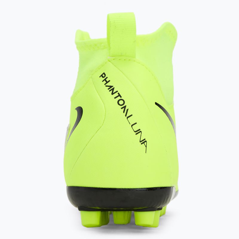 Fußballschuhe Kinder Nike Phantom Luna 2 Academy AG Jr metallic silver/black/volt 6