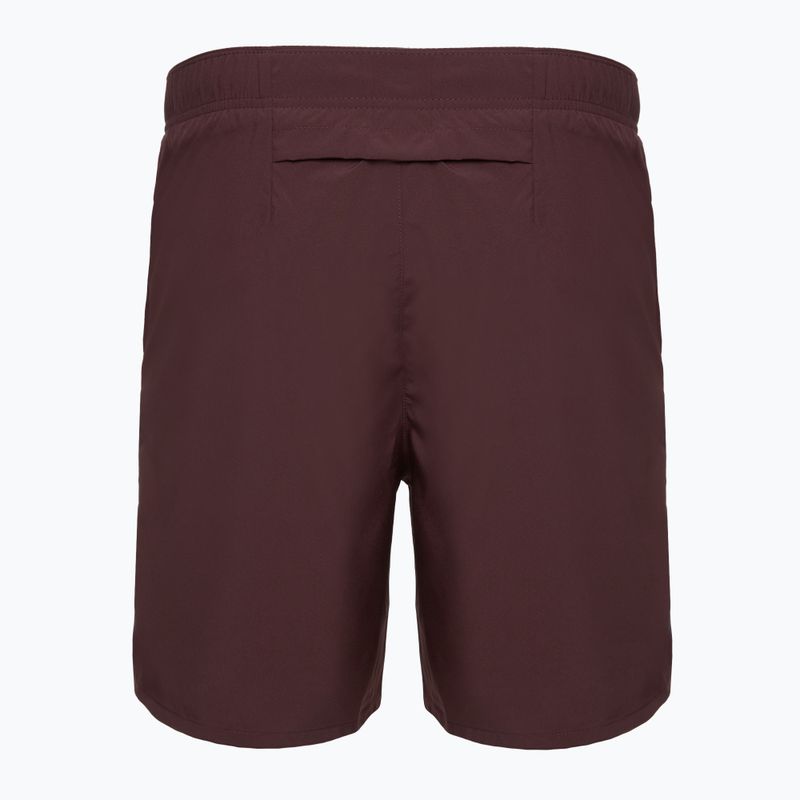 Nike Dri-Fit Challenger 7" Herren-Shorts mit gefüttertem Slip in Burgunderrot/Reflexsilber 2