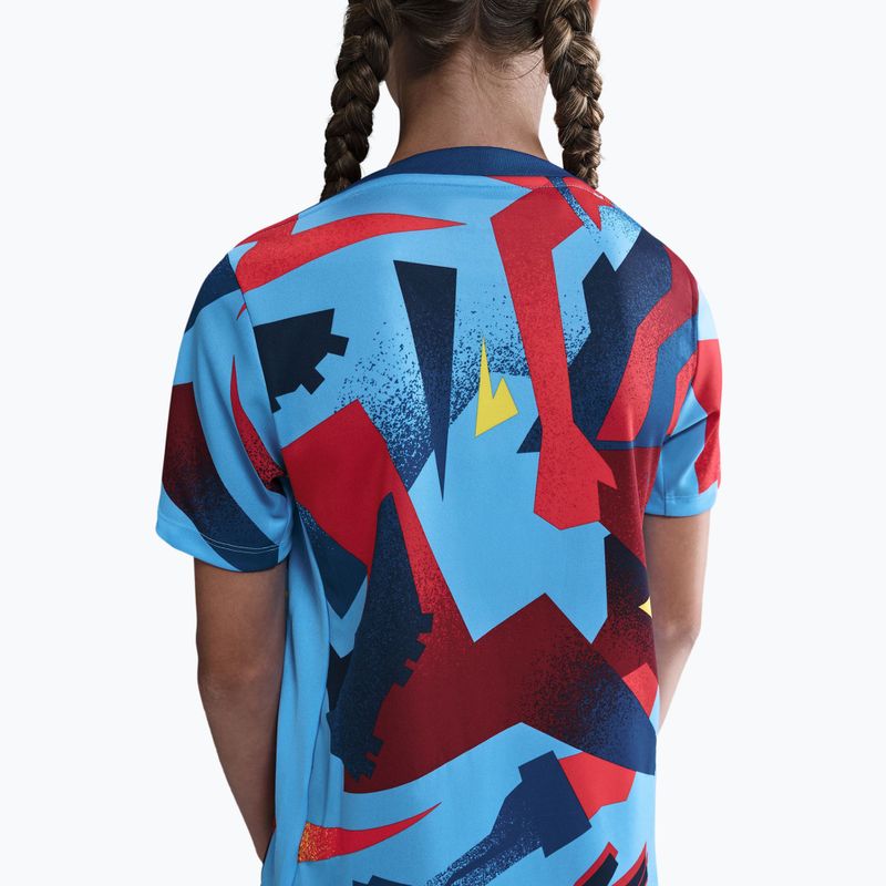 Kinder-Fußballtrikot Nike FC Barcelona Academy Pro SE Pre-Match Jr university blue/opti yellow 3