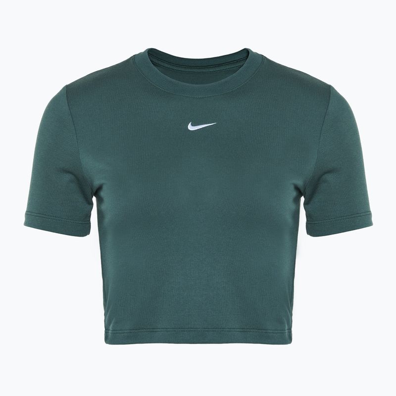 Nike Sportswear Essential Damen-T-Shirt Vintage grün / weiß