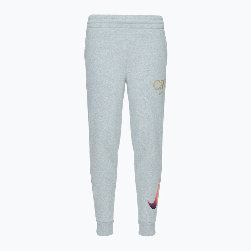 Nike CR7 Club Fleece Kinderhose leicht rauchgrau / heather / metallic gold