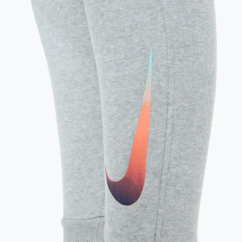 Nike CR7 Club Fleece Kinderhose leicht rauchgrau / heather / metallic gold 3