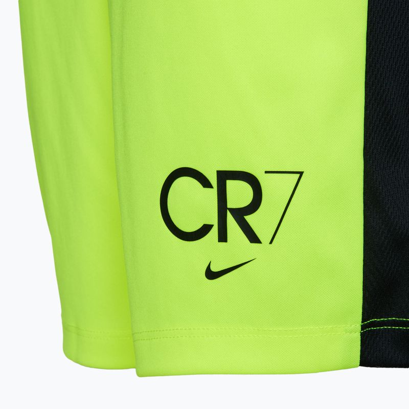 Nike CR7 Academy Dri-FIT volt / schwarz / schwarz Kinder-Fußball-Shorts 3