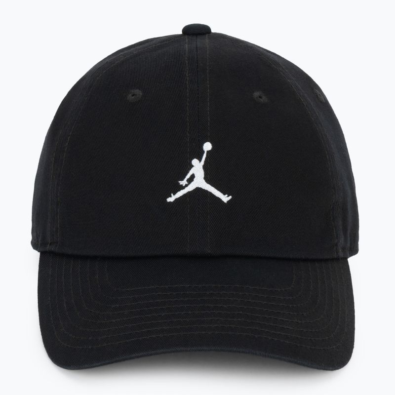 Basecap Jordan Club Unstructured Curved-Bill black/white 2