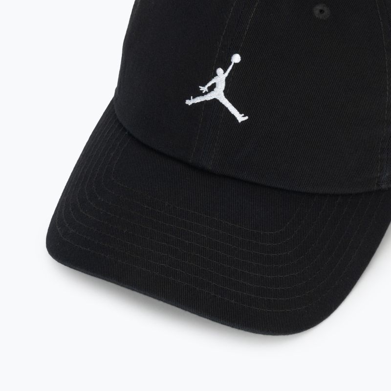 Basecap Jordan Club Unstructured Curved-Bill black/white 3