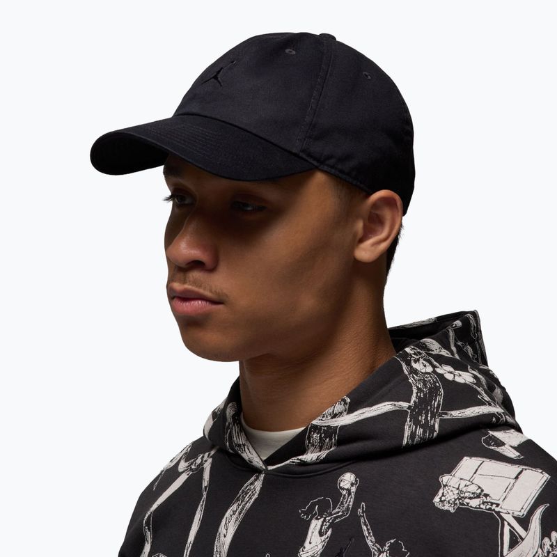Basecap Jordan Club Unstructured Curved-Bill black/black 7