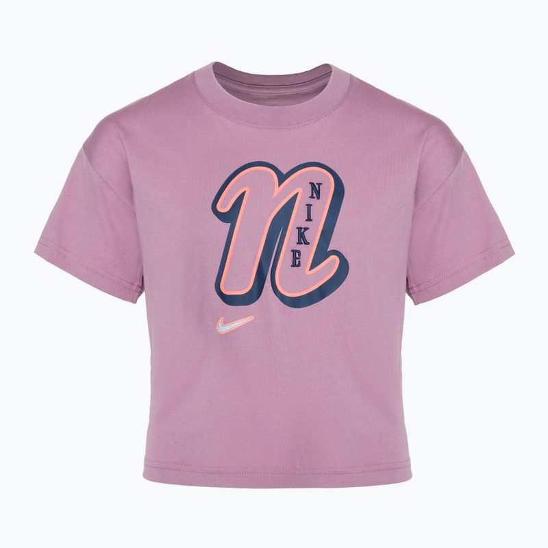 Shirt Kinder Nike Sportswear plum dust