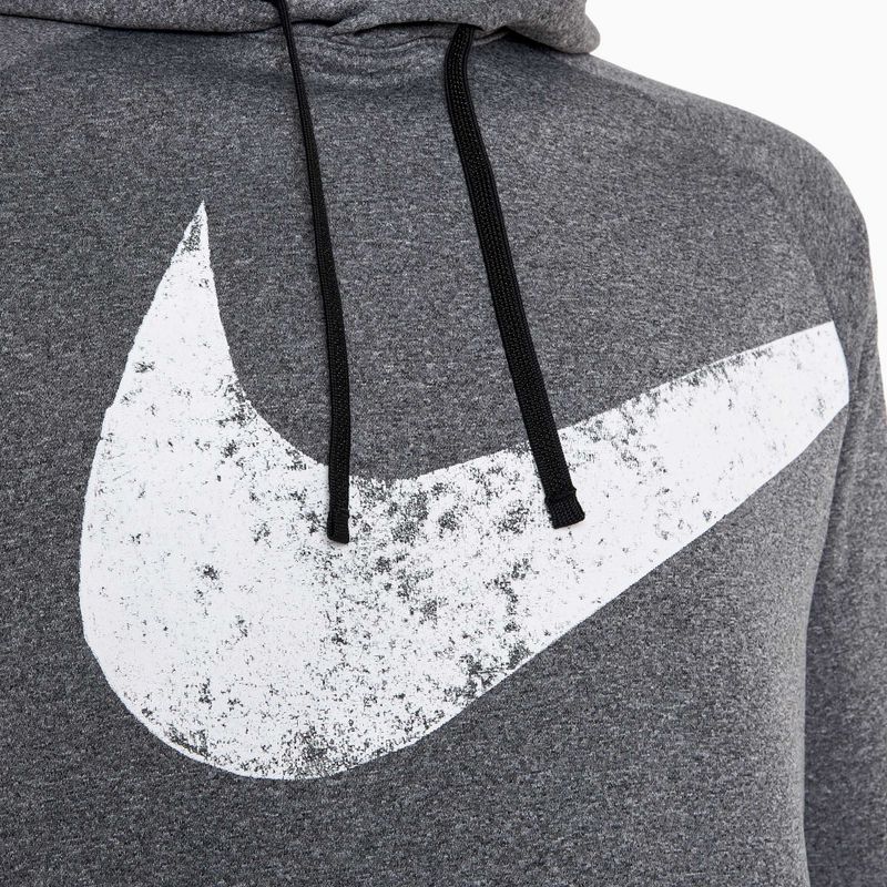 Herren Nike Therma-FIT Fitness-Sweatshirt schwarz/leder/schwarz/weiß 3