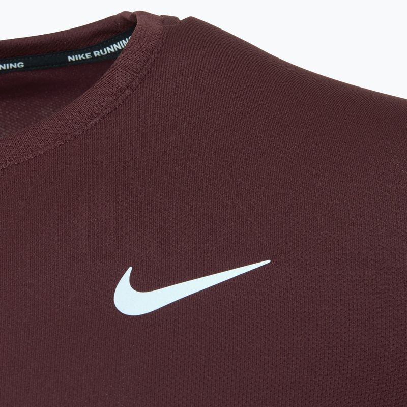 Laufshirt Herren Nike Miler Dri-Fit UV burgundy crush 3