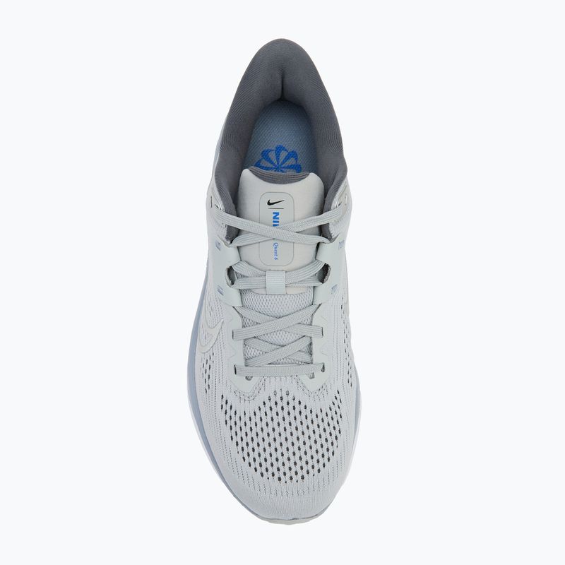 Laufschuhe Herren Nike Quest 6 light smoke grey/ashen slate/hyper royal/iron grey 5
