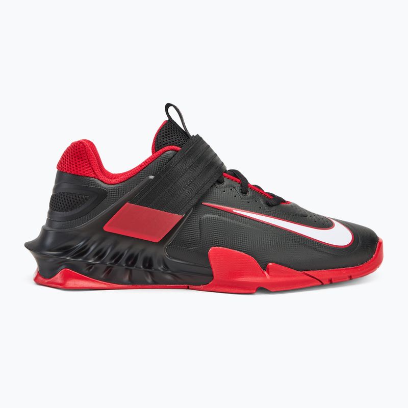 Nike Savaleos schwarz/weiß/university red Gewichtheberschuhe 2