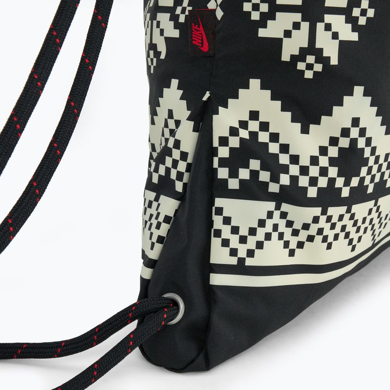 Turnbeutel Nike Heritage 13 l black/coconut milk/university red 4