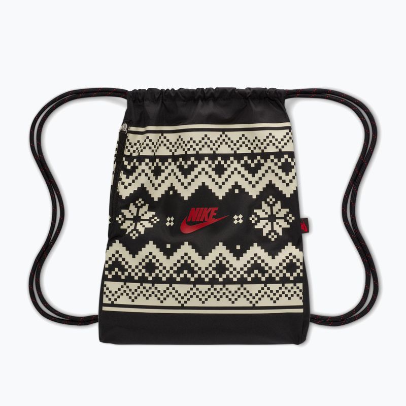 Turnbeutel Nike Heritage 13 l black/coconut milk/university red 5