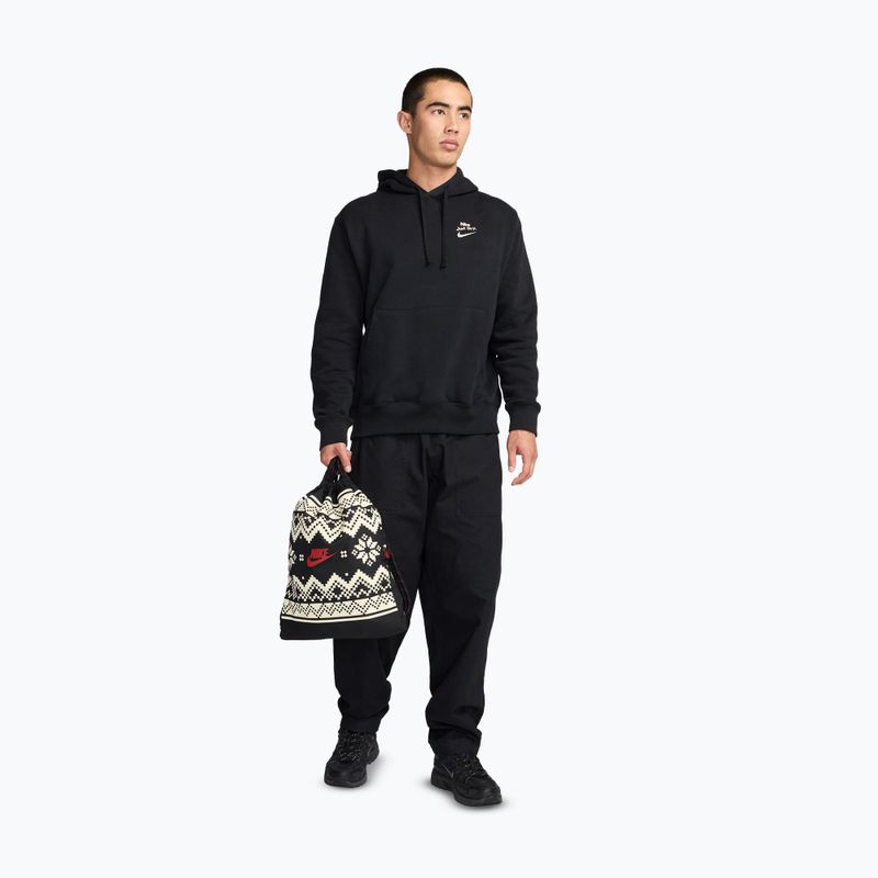 Turnbeutel Nike Heritage 13 l black/coconut milk/university red 10