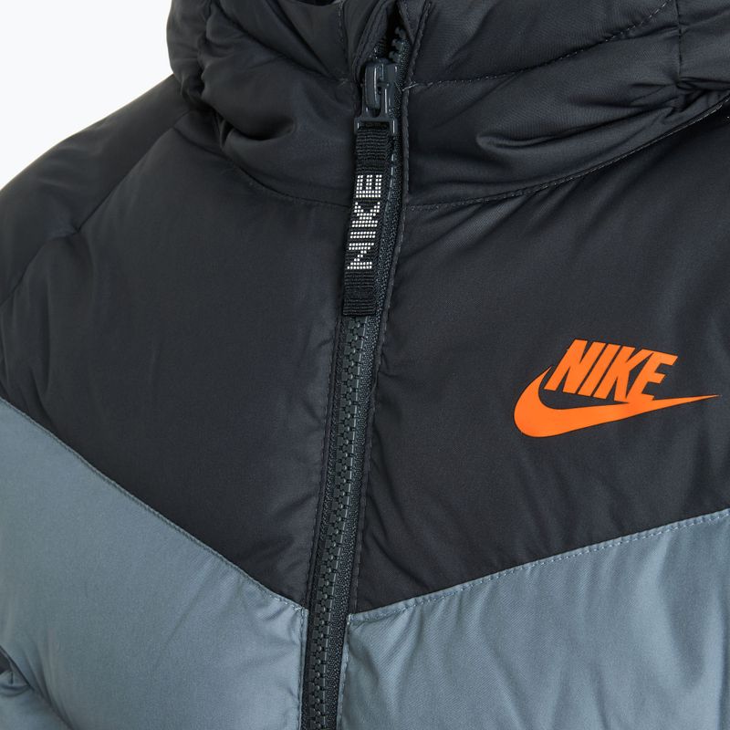 Nike Sportswear Big Kids Synthetische Anthrazit/ Cool Grey/ Safety Orange Jacke 3