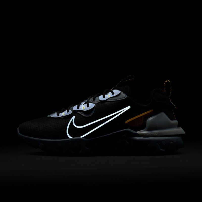 Herren Schuhe Nike React Vision Black/Laser Orange/Cool Grey 9