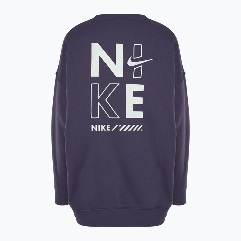 Sweatshirt Damen Nike Sportswear Oversized Crew-Neck dark raisin 2