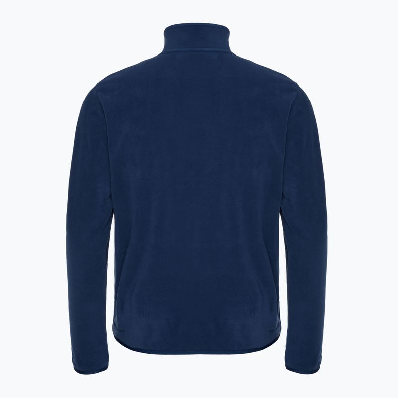 Herren Nike Swoosh Air Polar Fleece Half Zip Top midnight navy/ volt 2