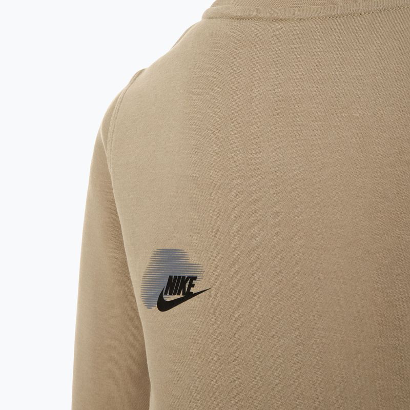 Sweatshirt Hoodie Kinder Nike Sportswear Standard Issue Crew-Neck khaki 4