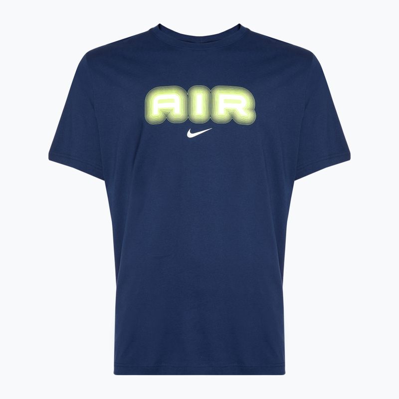 Nike Air Graphic Herren-T-Shirt mitternachtsblau/volt