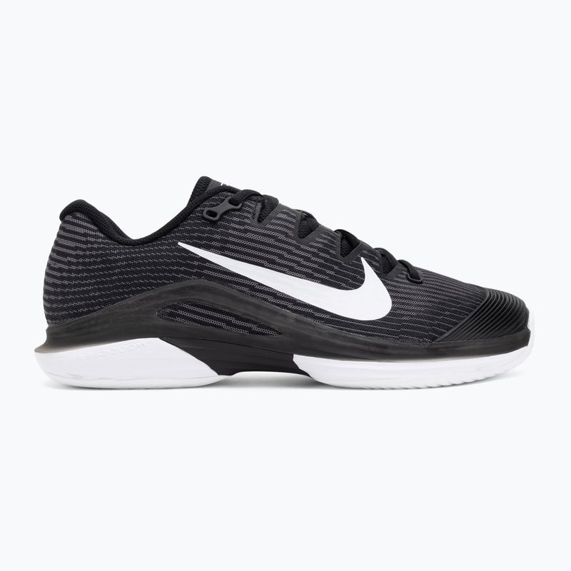 Herren Tennisschuhe Nike Vapor 12 schwarz / weiß / dk smoke grau 2