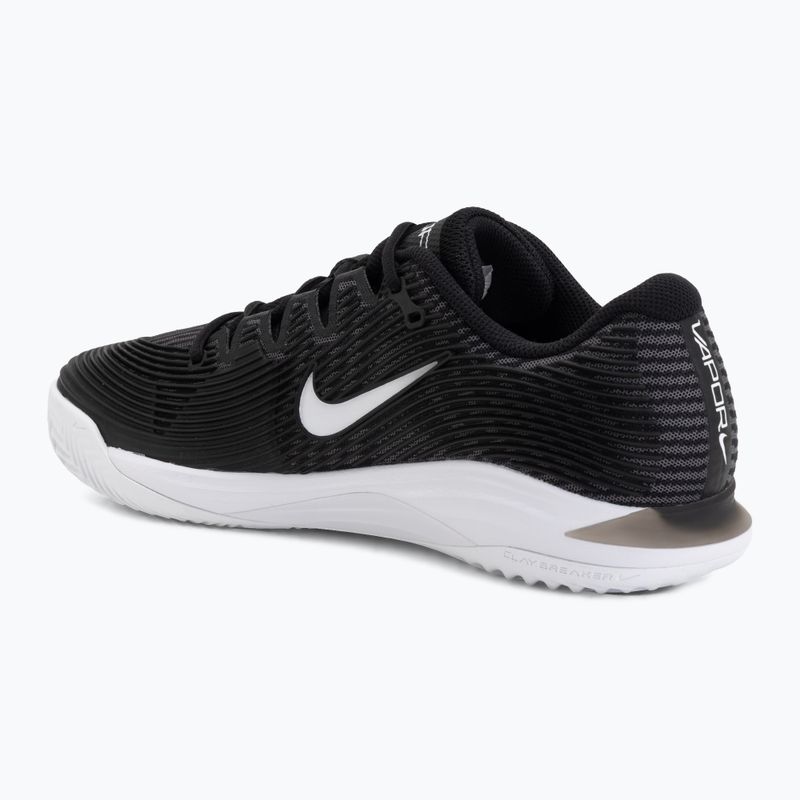 Herren-Tennisschuhe Nike Vapor 12 Clay black/dark smoke grey/white 3
