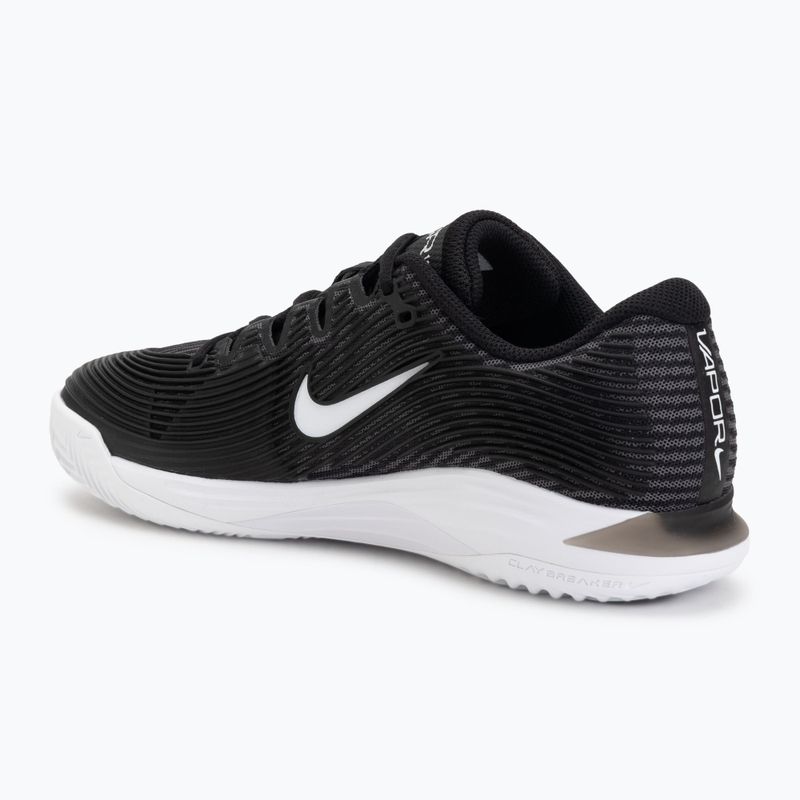 Damen-Tennisschuhe Nike Vapor 12 black/dark smoke grey/white 3