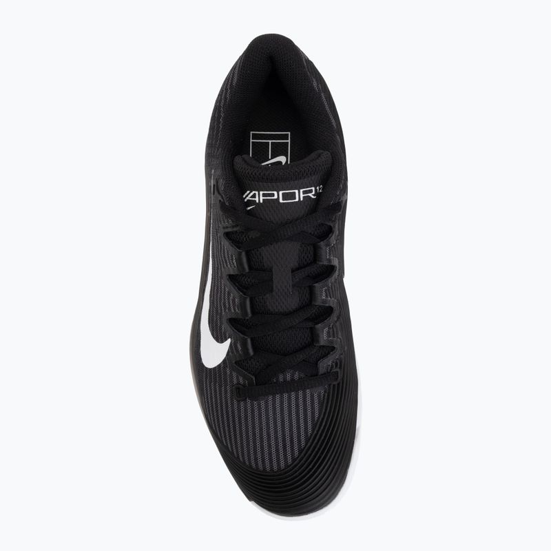 Damen-Tennisschuhe Nike Vapor 12 black/dark smoke grey/white 5
