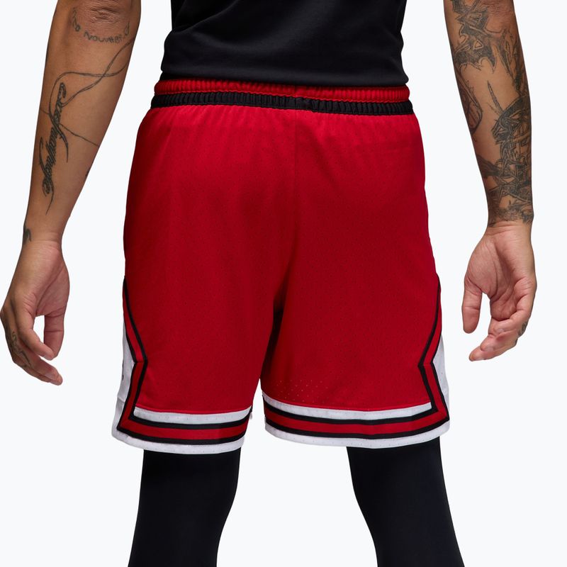 Herren-Basketballshorts Jordan Mesh Diamond 4" gym red/white/black 4