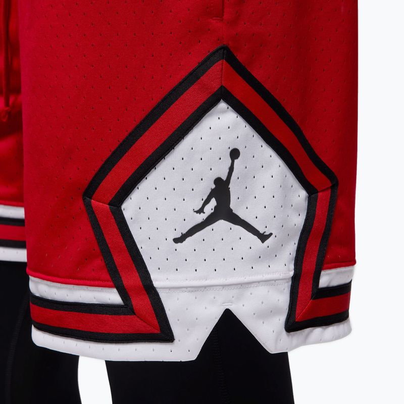 Herren-Basketballshorts Jordan Mesh Diamond 4" gym red/white/black 6