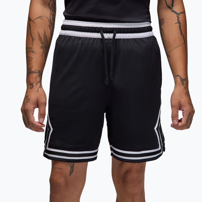 Herren-Basketballshorts Nike Jordan Mesh Diamond 4" black/white/white 3