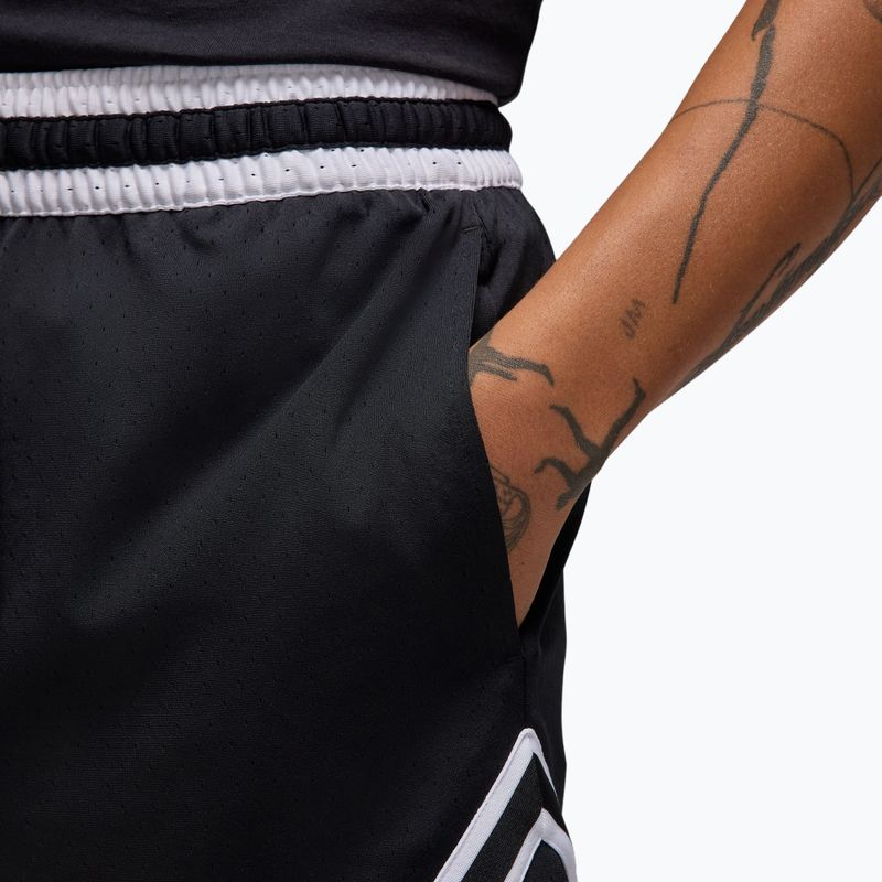 Herren-Basketballshorts  Jordan Mesh Diamond 4" black/white/white 5