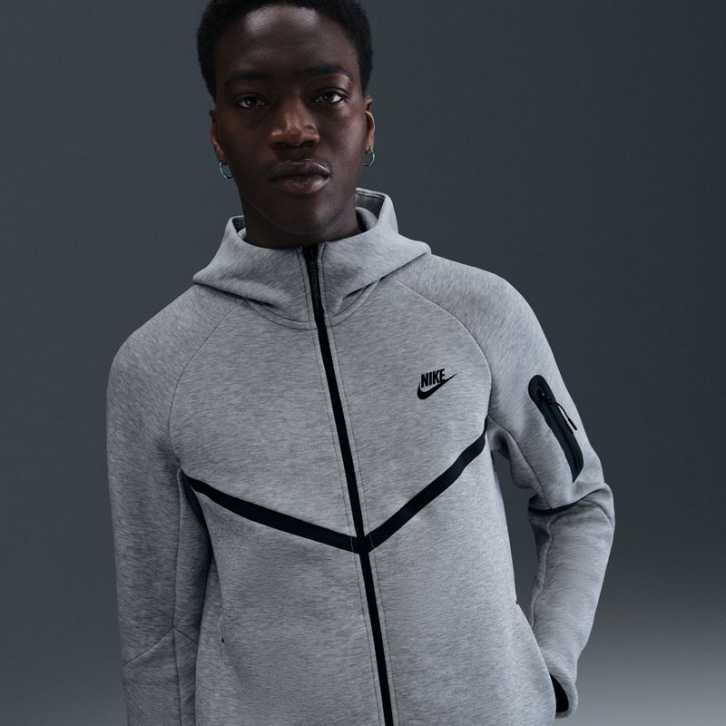Herrenjacke Nike Tech Windrunner Full Zip cave dark grey heather/black 4