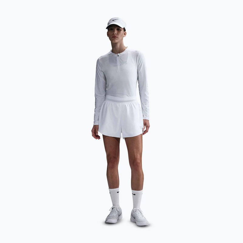 Damen-Tennisshorts Nike Court Dri-Fit Ace Advantage white/white 2