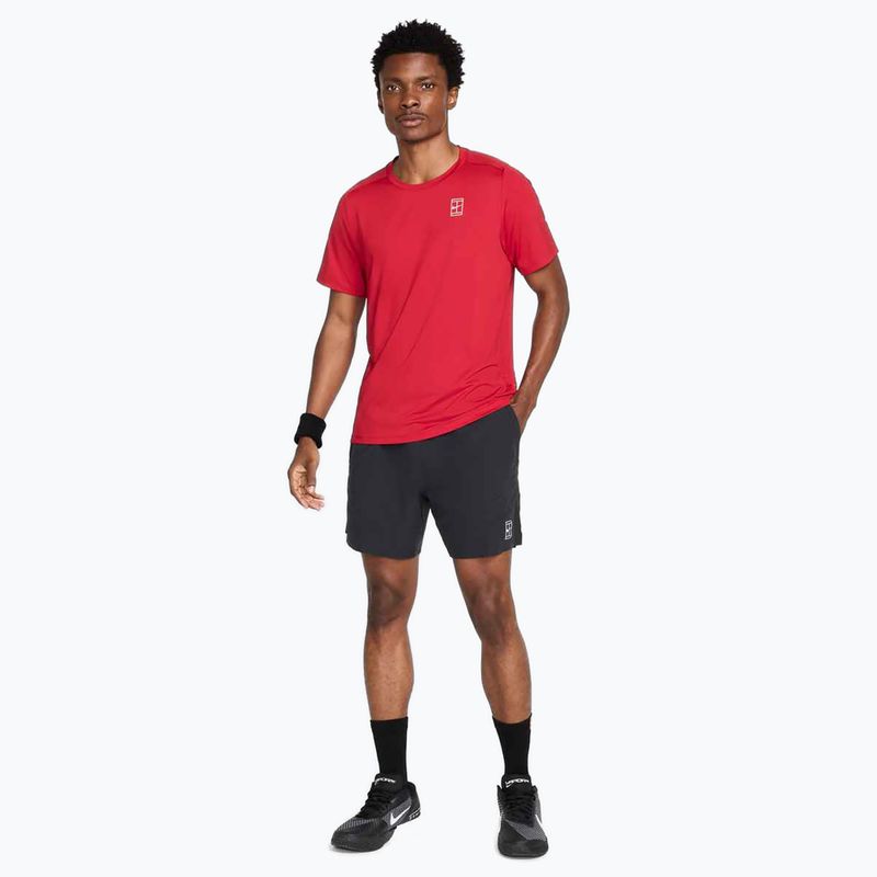 Herren Nike Court Dri-Fit Advantage 6" Tennisshorts schwarz/weiß 2