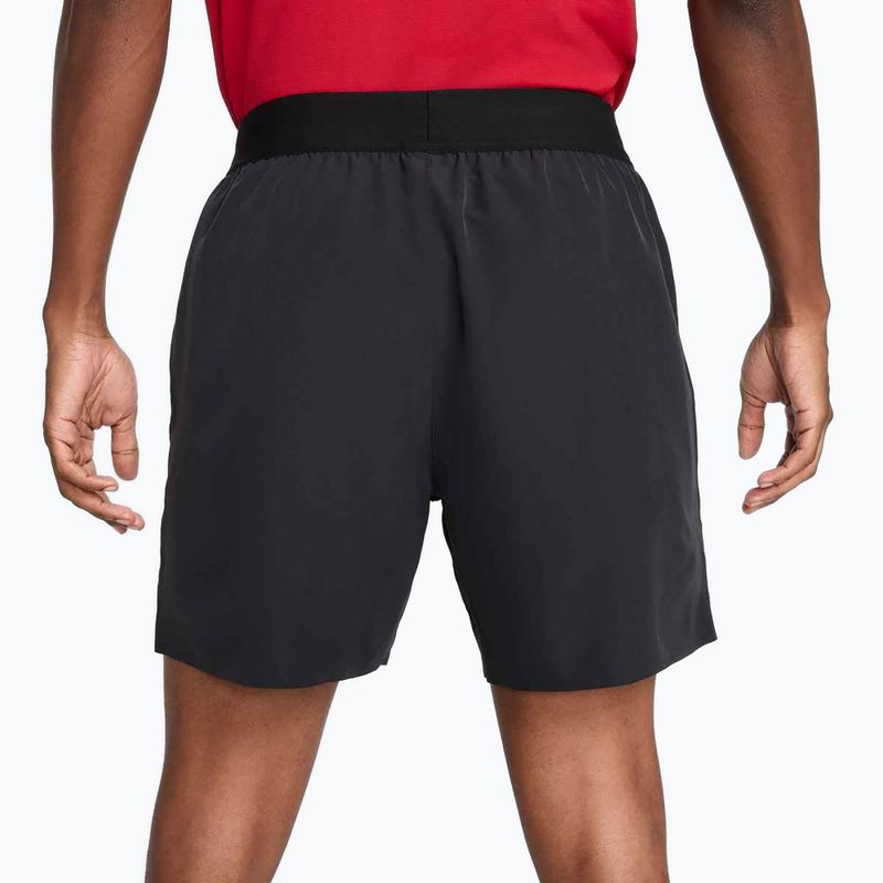 Herren Nike Court Dri-Fit Advantage 6" Tennisshorts schwarz/weiß 3