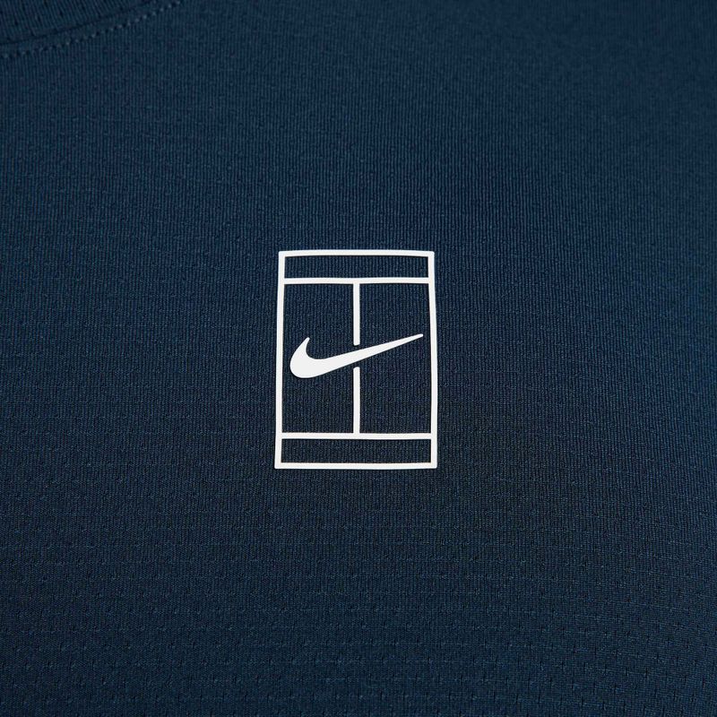 Herren Nike Court Dri-Fit Advantage Tennisshirt armory navy / weiß 6
