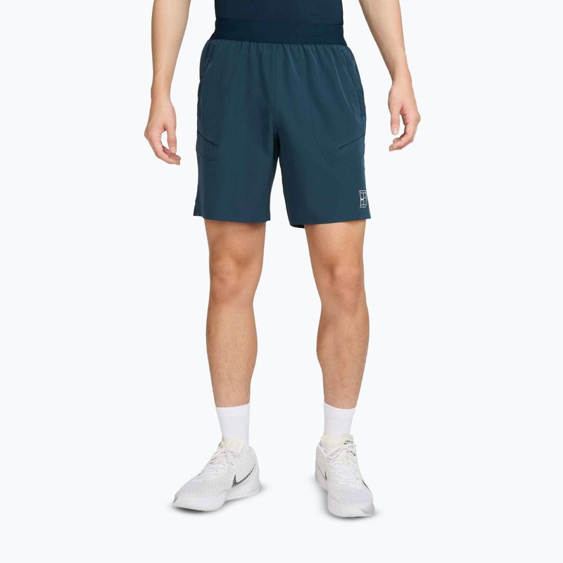 Herren Tennisshorts Nike Court Dri-Fit Advantage 8" armory navy/white