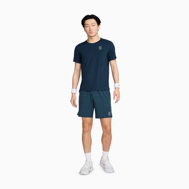 Herren Tennisshorts Nike Court Dri-Fit Advantage 8" armory navy/white 2