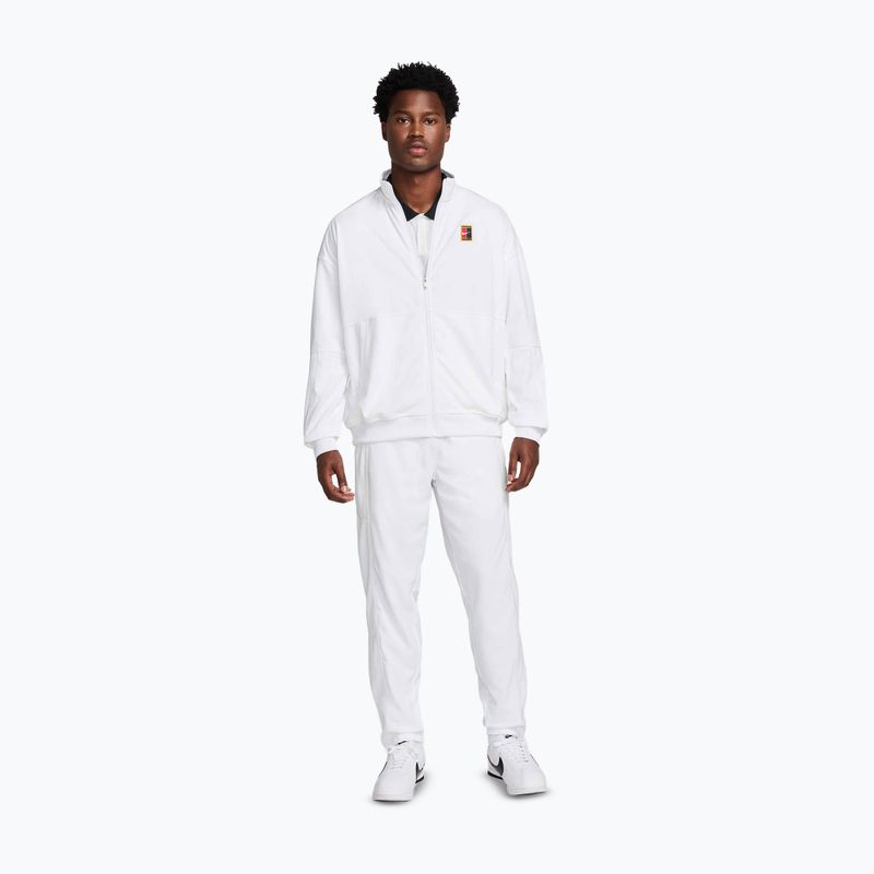 Herren Tennis-Sweatshirt Nike Court Heritage white/white 2