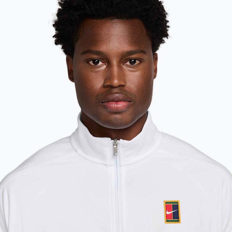 Herren Tennis-Sweatshirt Nike Court Heritage white/white 4