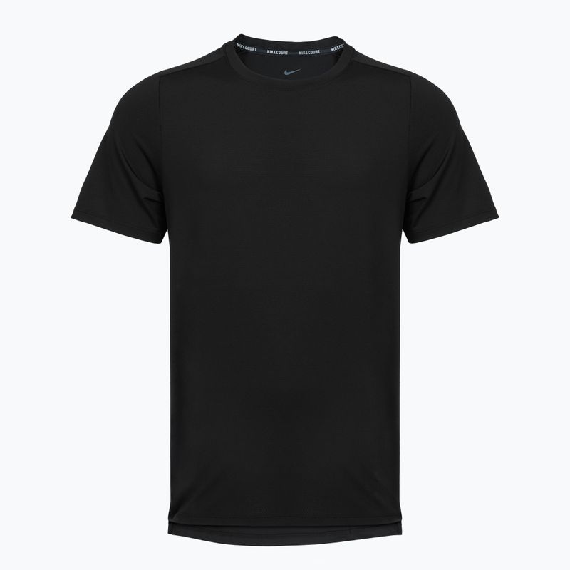 Herren Nike Court Dri-Fit Advantage Tennisshirt schwarz/weiß 7