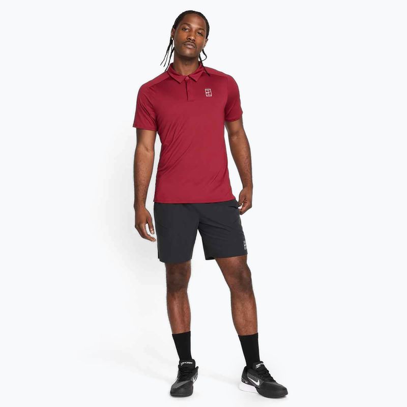 Herren-Tennisshorts Nike Court Dri-Fit Advantage 8" schwarz/weiß 2