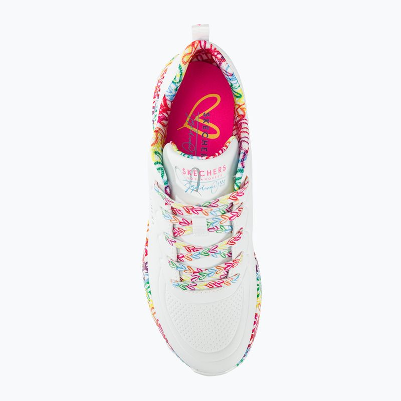 SKECHERS Damen Schuhe Uno Lite Exuberant Hearts weiß/multi 7