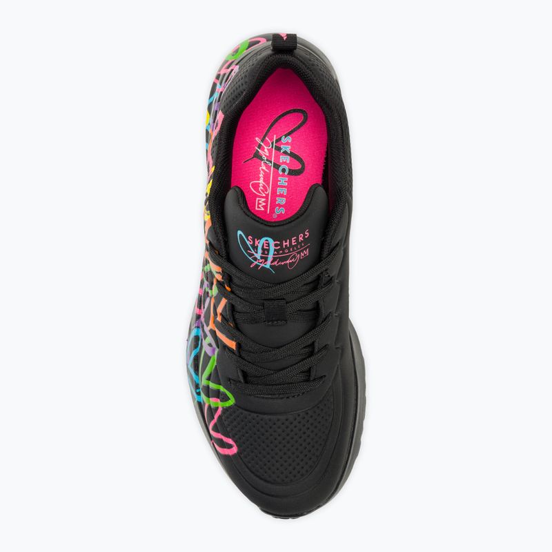 Damenschuhe SKECHERS Uno Lite Heart Of Hearts black/multi 5