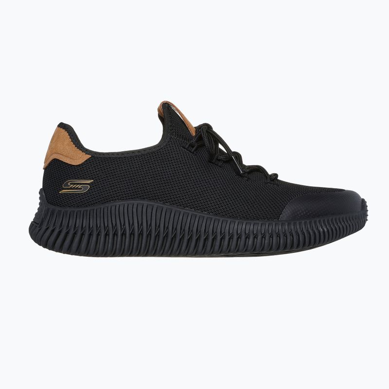 Herrenschuhe SKECHERS Bobs Sport Geo City Dapper schwarz