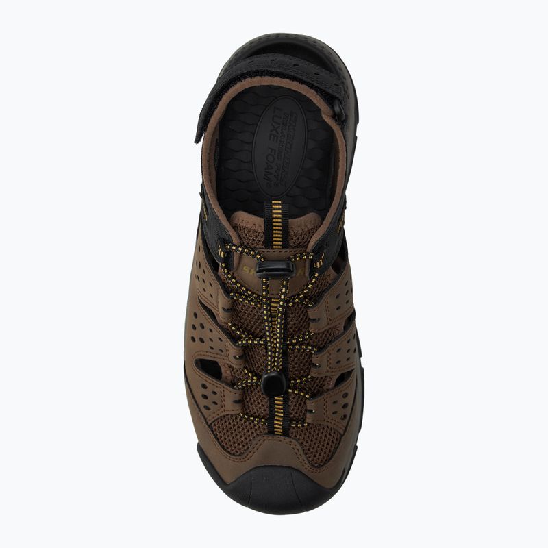 Sandalen Herren SKECHERS Tresmen Menard brown 5