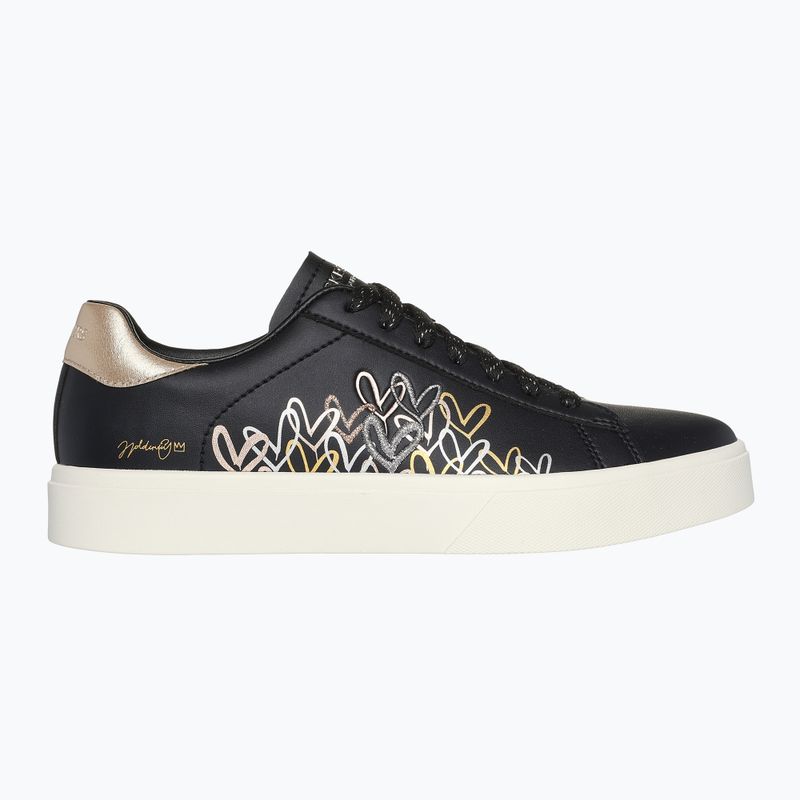 Schuhe Damen SKECHERS JGoldcrown Eden LX Gleaming Hearts black/mulitcolor 9