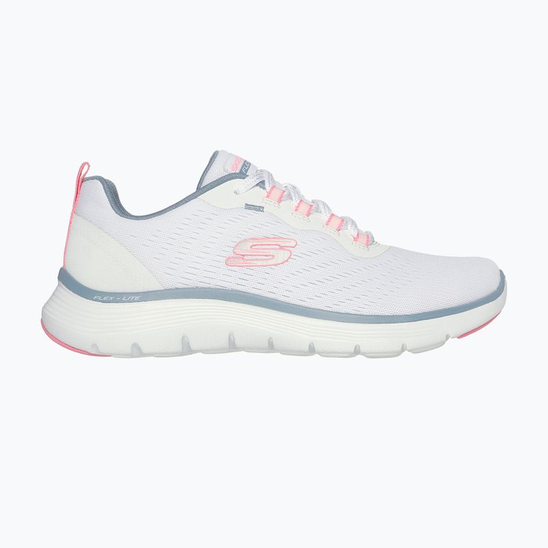 Schuhe Damen SKECHERS Flex Appeal 5.0 New Path white/pink/blue 9