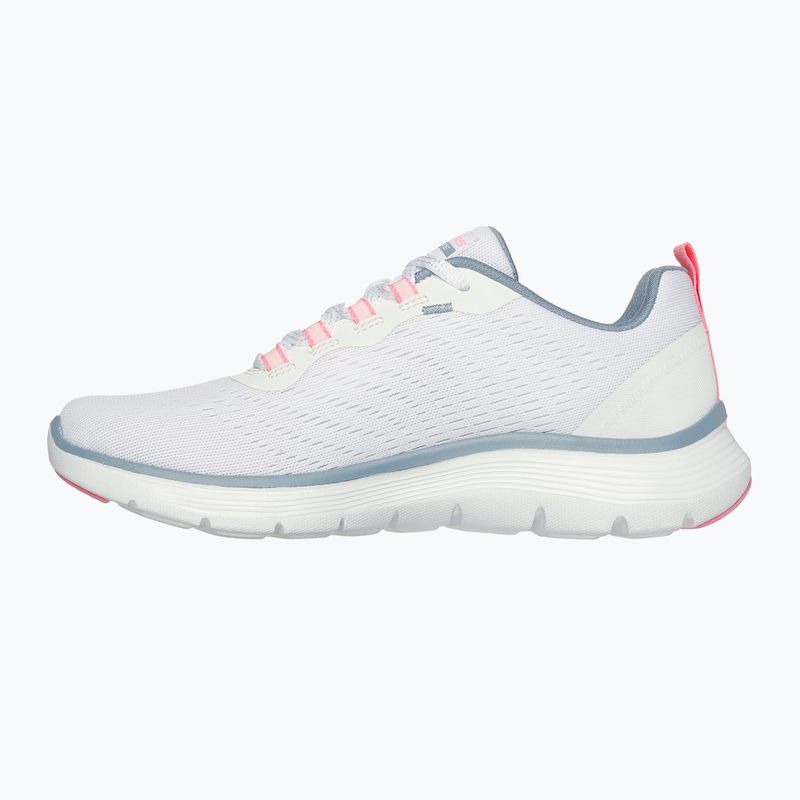 Schuhe Damen SKECHERS Flex Appeal 5.0 New Path white/pink/blue 10